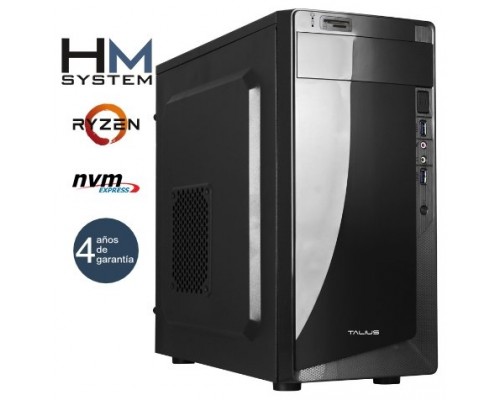 HM System Ryzen Force C2 - Minitorre MT - AMD Ryzen 5